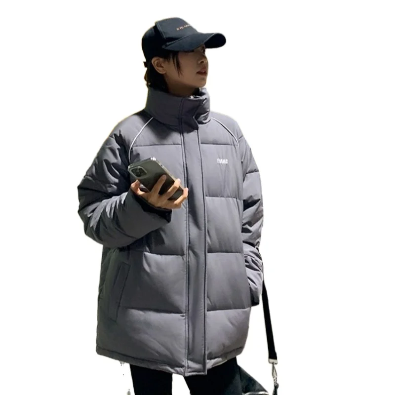 Lingwave New Bread Clothing Female Korean Loose Stand Collar Temperament Student Thickened Warm Winter Cotton Padded Jacket
Lingwave New Bread Clothing Female Korean Loose Stand Collar Temperament Student Thickened Warm Winter Cotton Padded Jacket