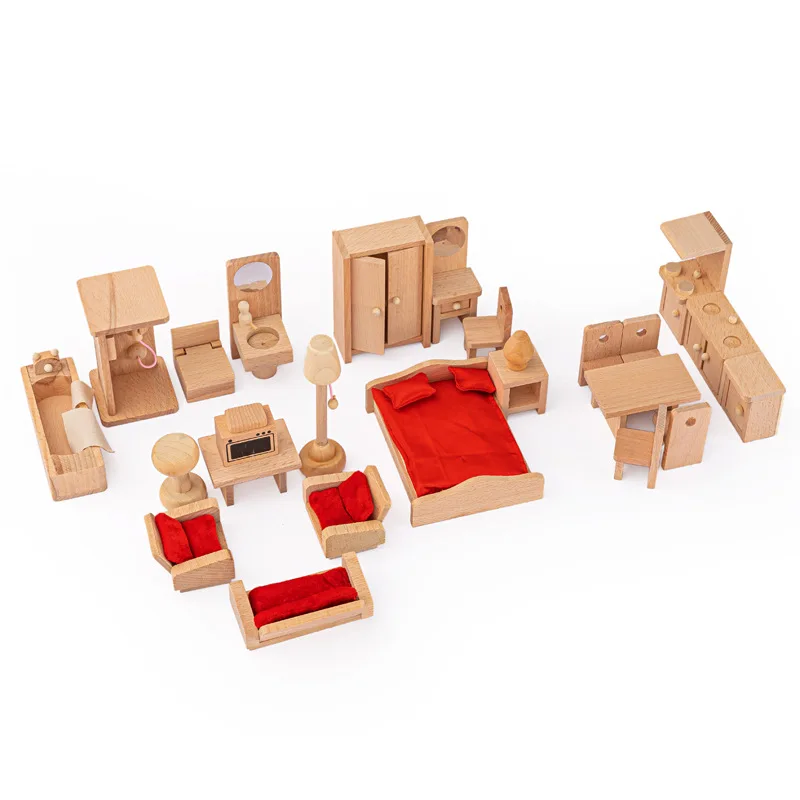 Montessori Wooden Pretend Play House Educational Wooden Toys Mini Kitchen Bedroom Set Toys for Children Girls Decor Life Scene
Montessori Wooden Pretend Play House Educational Wooden Toys Mini Kitchen Bedroom Set Toys for Children Girls Decor Life Scene