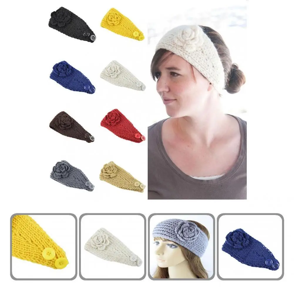 Warm Hairband Flower Decoration Practical Fashion Trendy Hair Band Hair Band Head Wrap
Warm Hairband Flower Decoration Practical Fashion Trendy Hair Band Hair Band Head Wrap