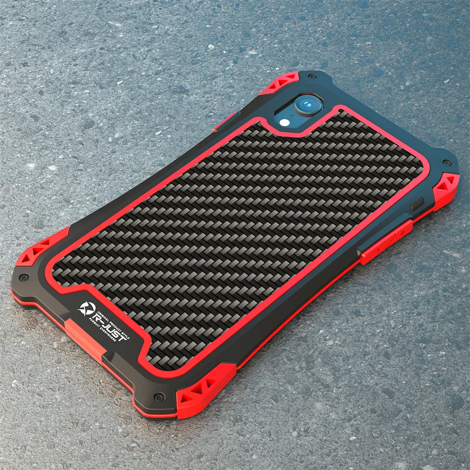 Luxury Armor Case for Iphone Xs Xs Max Xr X Metal Frame Silicone Bumper Hybrid Shockproof 360 Full Protection Carbon Fiber Cover
Luxury Armor Case for Iphone Xs Xs Max Xr X Metal Frame Silicone Bumper Hybrid Shockproof 360 Full Protection Carbon Fiber Cover