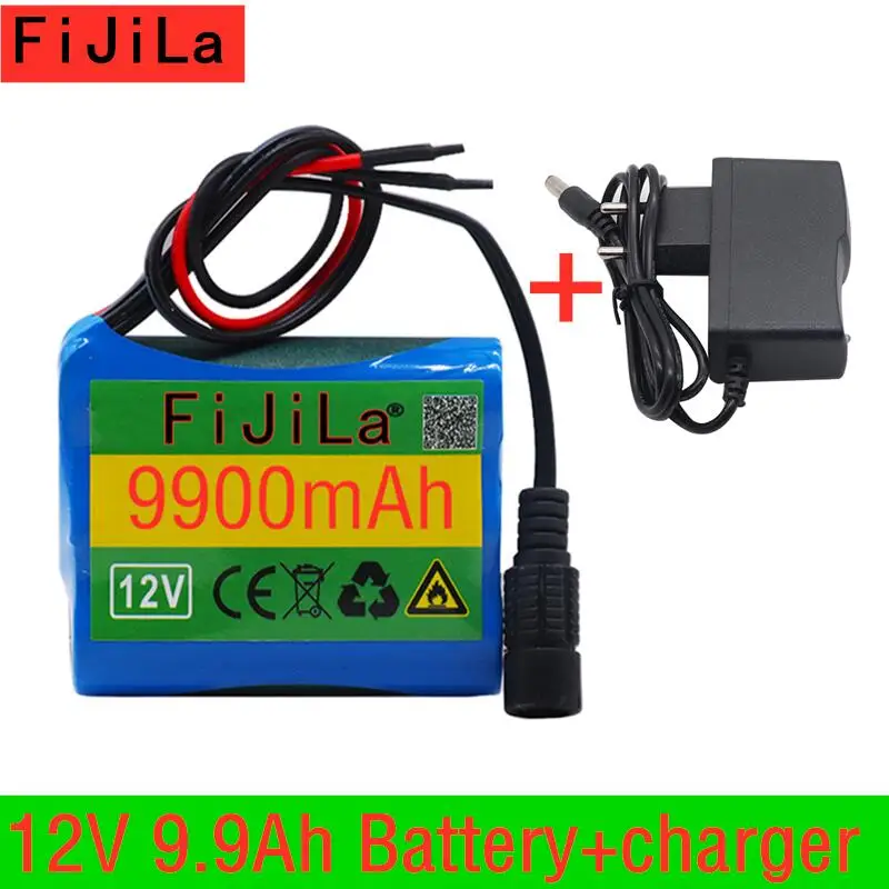 9900mAh Portable Super 18650 Rechargeable Lithium Ion battery pack capacity DC 12V 9900mAh Cam Monitor + 12.6V charger
9900mAh Portable Super 18650 Rechargeable Lithium Ion battery pack capacity DC 12V 9900mAh Cam Monitor + 12.6V charger