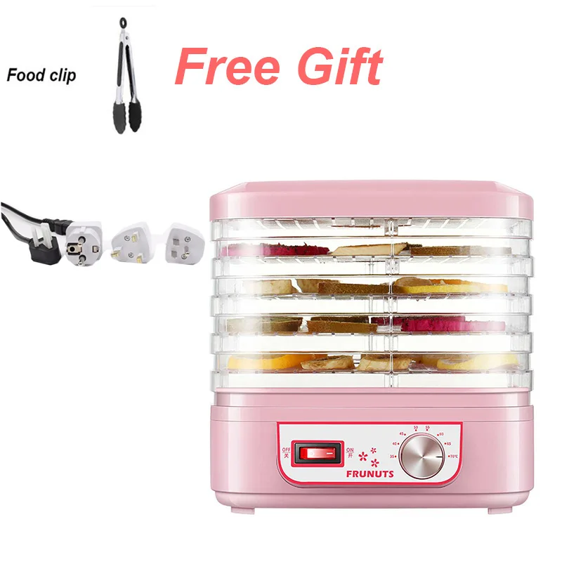 220V 250w Food Dehydrator Fruit Vegetable Herb Meat Drying Machine Pet Snacks Food Dryer 5 Trays Deshidratador De Alimentos
220V 250w Food Dehydrator Fruit Vegetable Herb Meat Drying Machine Pet Snacks Food Dryer 5 Trays Deshidratador De Alimentos