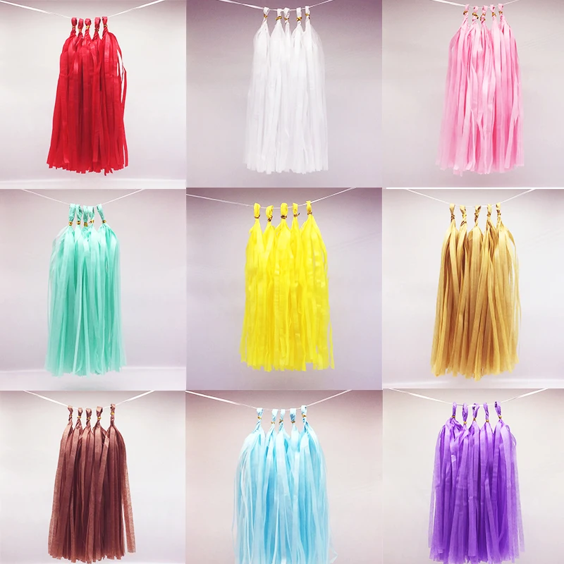 5pcs/lot Mixed DIY Paper Tassel Garland For Birthday Party Decorations Baby Shower Wedding Kids Favor Supplies Background Decor
5pcs/lot Mixed DIY Paper Tassel Garland For Birthday Party Decorations Baby Shower Wedding Kids Favor Supplies Background Decor