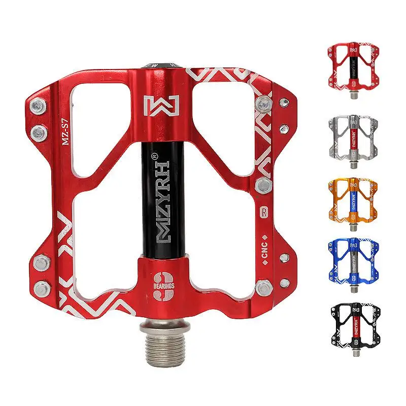 Bicycle Mountain Bike Aluminum Alloy Bearing Ankle Pedal Footing Lightweight CNC Pedal
Bicycle Mountain Bike Aluminum Alloy Bearing Ankle Pedal Footing Lightweight CNC Pedal