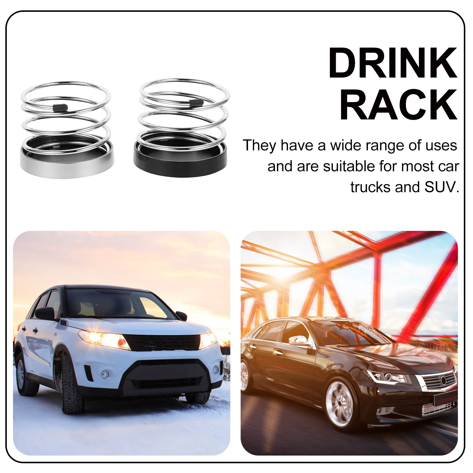 2pcs Vehicle Cup Holders Practical Car Spring Drink Holders Car Spring Drink Holder Water Cup Holder (Assorted Color)
2pcs Vehicle Cup Holders Practical Car Spring Drink Holders Car Spring Drink Holder Water Cup Holder (Assorted Color)