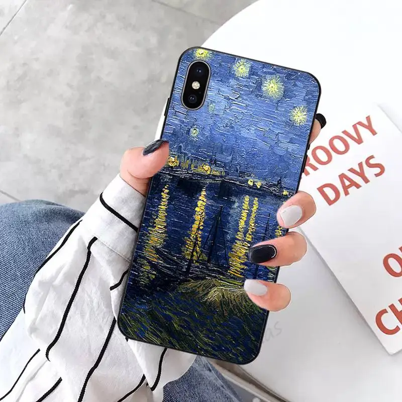 Van Gogh Skull Tardis art pattern Anti-fall mobile Phone Case coque for iPhone 11 12 pro XS MAX 8 7 6 6S Plus X 5S SE 2020 XR
Van Gogh Skull Tardis art pattern Anti-fall mobile Phone Case coque for iPhone 11 12 pro XS MAX 8 7 6 6S Plus X 5S SE 2020 XR