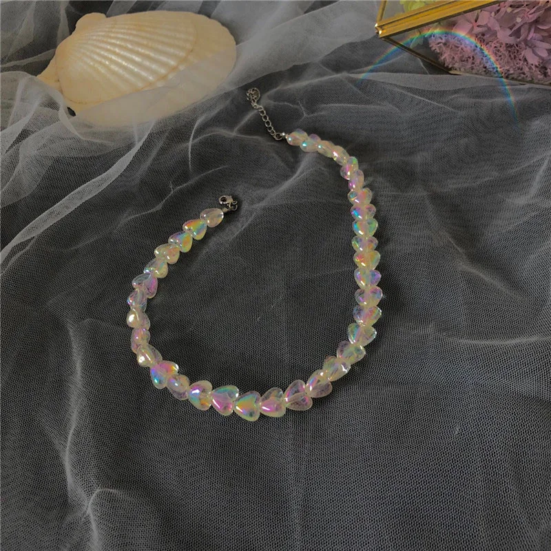 Goth Sweet Acrylic Heart Chokers Neck Chains Necklace Decorations For Women Girls Party Cosplay Aesthetic Jewelry
Goth Sweet Acrylic Heart Chokers Neck Chains Necklace Decorations For Women Girls Party Cosplay Aesthetic Jewelry