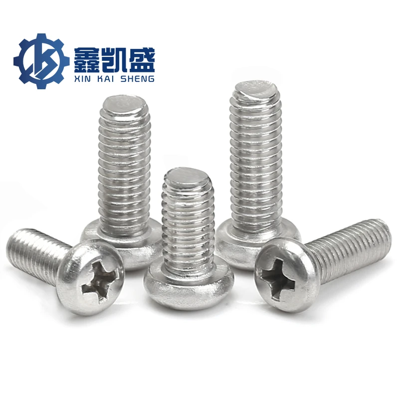 GB818 M3 Series 100Pcs EnvironmentFriendly Carbon Steel Nickel Plated Silver Cross Round Head Machine Bolt Stainless Steel 304
GB818 M3 Series 100Pcs EnvironmentFriendly Carbon Steel Nickel Plated Silver Cross Round Head Machine Bolt Stainless Steel 304