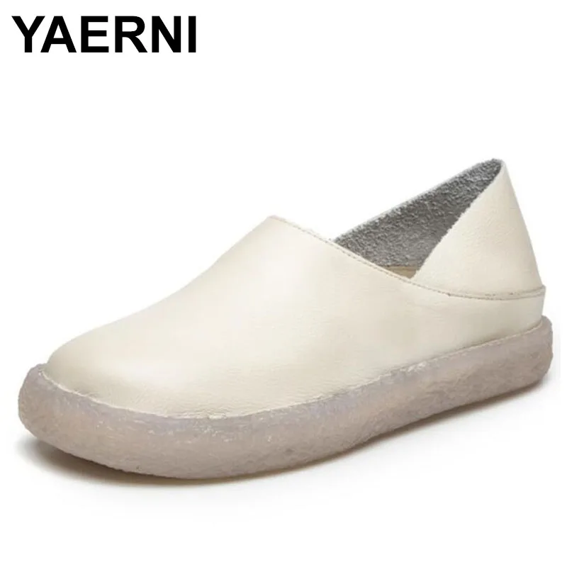 YAERNI2020Loafers Women Genuine Leather Slip On Round Toe Swing Casual Shoes Women Flats Comfortable and Soft Zapatos De Mujer
YAERNI2020Loafers Women Genuine Leather Slip On Round Toe Swing Casual Shoes Women Flats Comfortable and Soft Zapatos De Mujer