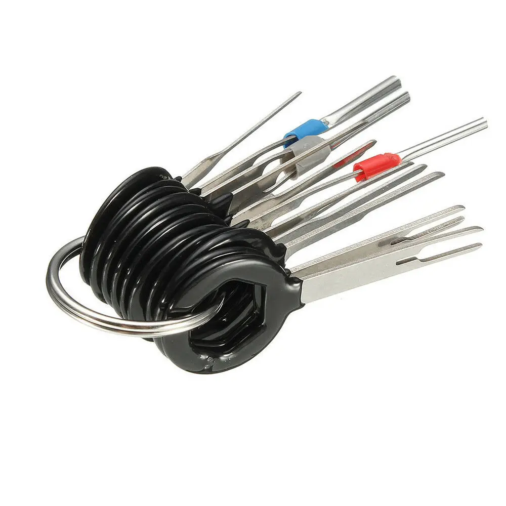 11pcs/Set Car Wire Terminal Removal Tool Electrical Wiring Crimp Connector Pin Extractor Kit Car Electrico Repair Hand Tools
11pcs/Set Car Wire Terminal Removal Tool Electrical Wiring Crimp Connector Pin Extractor Kit Car Electrico Repair Hand Tools