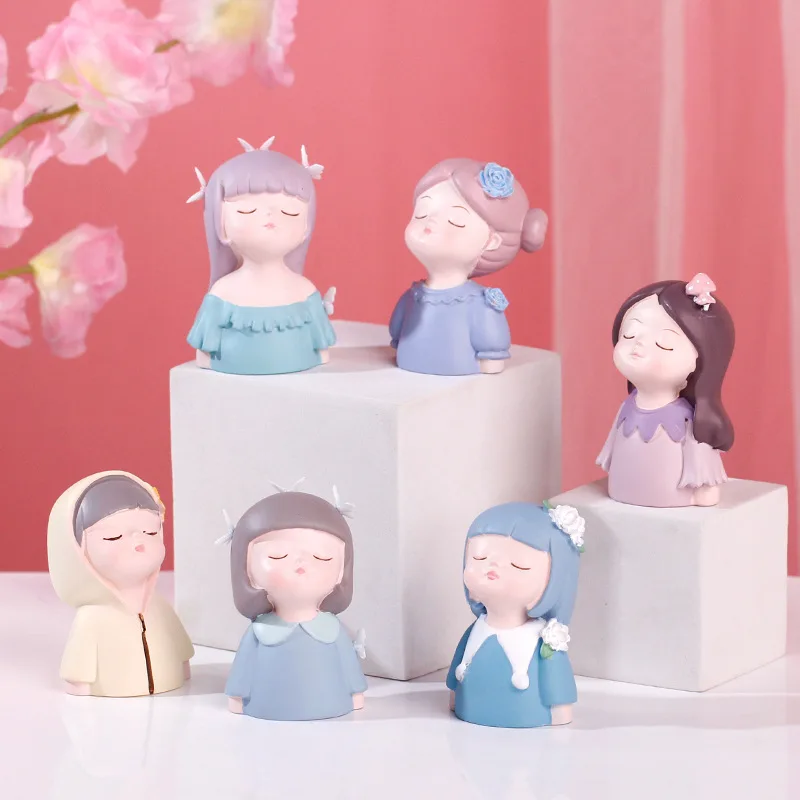 Cartoon cute girl heart pattern girl blind box resin christmas gift creative birthday new year gift desk decor
Cartoon cute girl heart pattern girl blind box resin christmas gift creative birthday new year gift desk decor