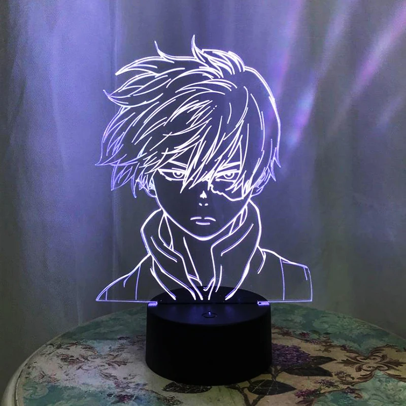 Anime My Hero Academia Shoto Todoroki Face Design Lamp Led Night Light Acrylic Table Lamp Gift for Kids Child Boys Bedroom Deco
Anime My Hero Academia Shoto Todoroki Face Design Lamp Led Night Light Acrylic Table Lamp Gift for Kids Child Boys Bedroom Deco