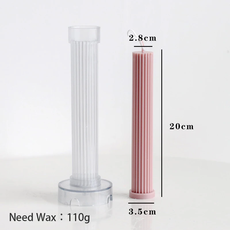 DIY Cylindrical Candle Mold Acrylic Candle Molds Silicone Mold Aromatherapy Soap Mould using For Candle Making Decoration
DIY Cylindrical Candle Mold Acrylic Candle Molds Silicone Mold Aromatherapy Soap Mould using For Candle Making Decoration