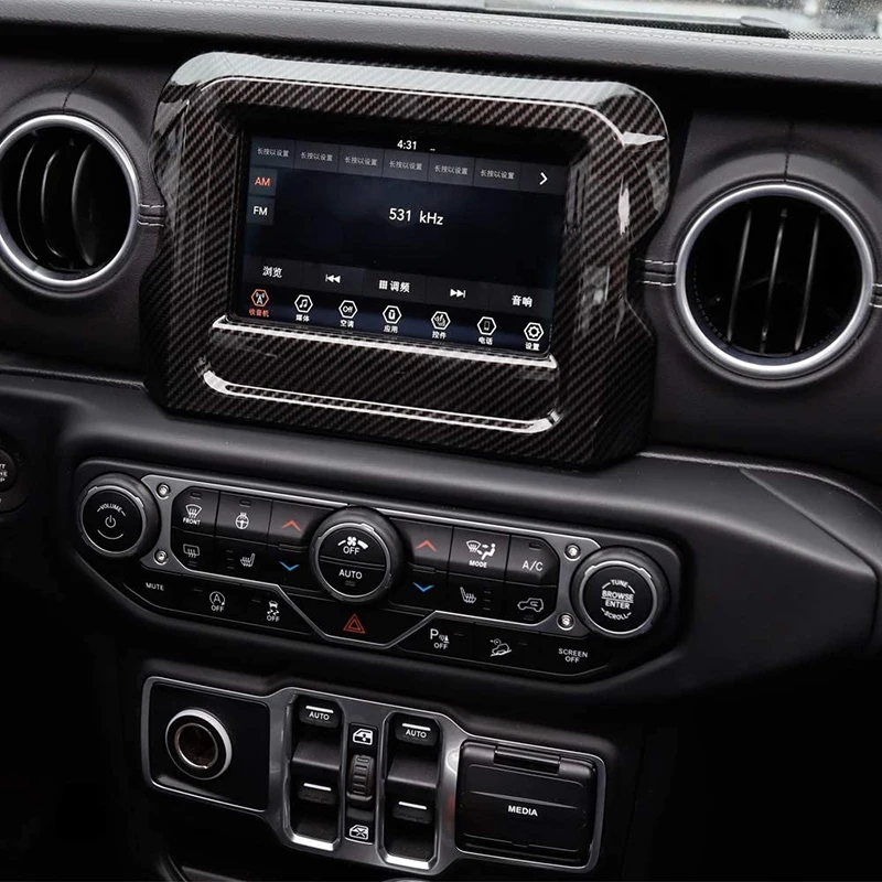 7-Inch Dashboard GPS Navigation Panel Frame Cover Trim ABS for 2018 2019 2020 2021 Jeep Wrangler JL JLU
7-Inch Dashboard GPS Navigation Panel Frame Cover Trim ABS for 2018 2019 2020 2021 Jeep Wrangler JL JLU