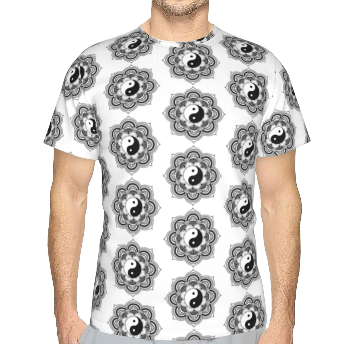 Yin Yang T-Shirt Streetwear Fashion Polyester T Shirt Printed Short Sleeve Tee Shirt Men Big
Yin Yang T-Shirt Streetwear Fashion Polyester T Shirt Printed Short Sleeve Tee Shirt Men Big