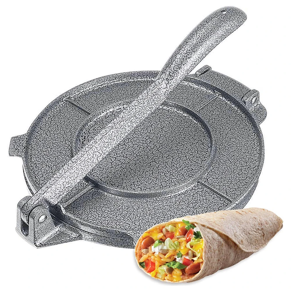 Inch Foldable Tortilla Maker Press Aluminium Meat Press Gadgets Bakeware Tools Pita Press Tacos Maker Dough Press Custody
Inch Foldable Tortilla Maker Press Aluminium Meat Press Gadgets Bakeware Tools Pita Press Tacos Maker Dough Press Custody