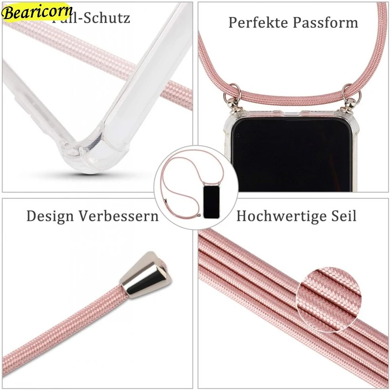 Transparent Phone Case Crossbody Lanyards With Rope For Samsung Galaxy S20 FE Ultra S10 Lite S9 S8 Plus S10e S7 edge 5G Cover
Transparent Phone Case Crossbody Lanyards With Rope For Samsung Galaxy S20 FE Ultra S10 Lite S9 S8 Plus S10e S7 edge 5G Cover
