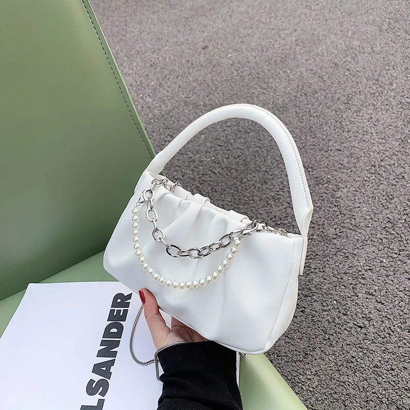 New Casual Chain Fold PU Leather Handbags Women Designer Flap Bags For Women 2021 Sac Femme Crossbody Bag Female Shoulder Bag
New Casual Chain Fold PU Leather Handbags Women Designer Flap Bags For Women 2021 Sac Femme Crossbody Bag Female Shoulder Bag