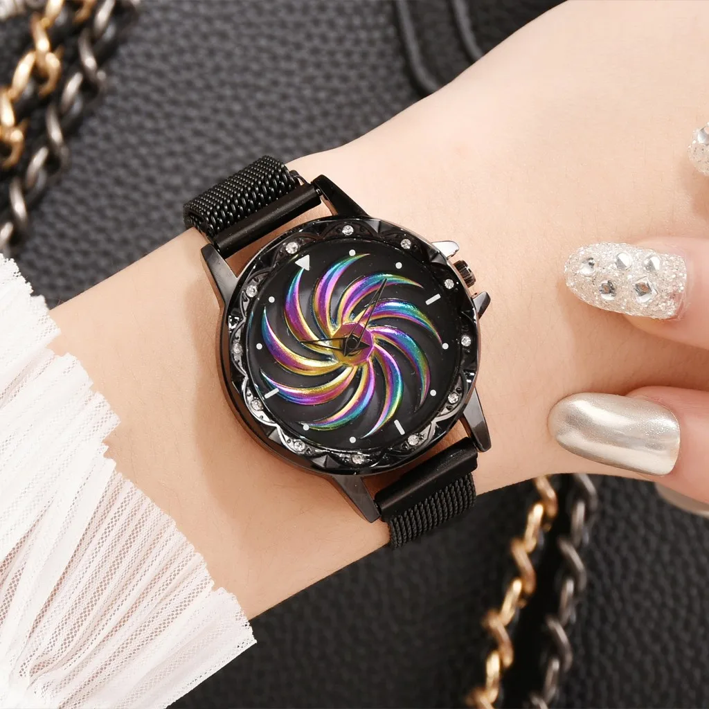 Women Watches Fashion Rotating Flower Surface Stainless Steel Mesh Strap Watch Ladies Jewelry Wrist Watch Relogio Feminino /d
Women Watches Fashion Rotating Flower Surface Stainless Steel Mesh Strap Watch Ladies Jewelry Wrist Watch Relogio Feminino /d