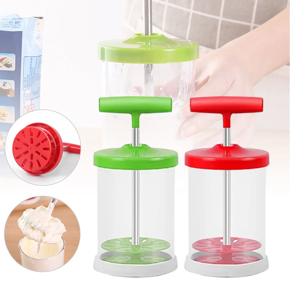 Hand Pump Cream Whipper Shop Milk Frother With Handle And Filter Transparent Plastic Milk Foamer For Baking Coffee Tool
Hand Pump Cream Whipper Shop Milk Frother With Handle And Filter Transparent Plastic Milk Foamer For Baking Coffee Tool