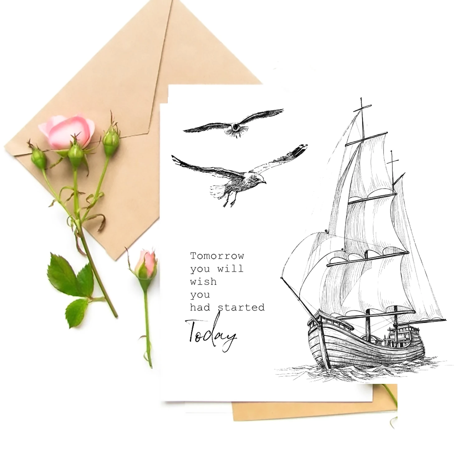Sailboat / Seagull Transparent Clear Stamps For DIY Scrapbooking/Card Making Stamps Fun Decoration Supplies
Sailboat / Seagull Transparent Clear Stamps For DIY Scrapbooking/Card Making Stamps Fun Decoration Supplies