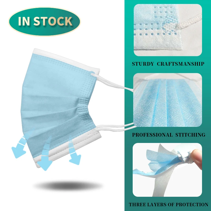 50/100/200PCS Mask Mask Mouth Face Mask Disposable Nonwoven Meltblown 3 Layer Ply Filter filter Safe Breathable Protective Masks
50/100/200PCS Mask Mask Mouth Face Mask Disposable Nonwoven Meltblown 3 Layer Ply Filter filter Safe Breathable Protective Masks