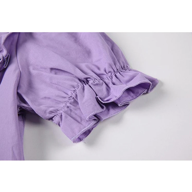 2021 Summer Elegant Ruffle Spliced Solid Blouses Tops Women Korean Square Collar Vintage Shirts Short Sleeve Loose Blusas Ladies
2021 Summer Elegant Ruffle Spliced Solid Blouses Tops Women Korean Square Collar Vintage Shirts Short Sleeve Loose Blusas Ladies