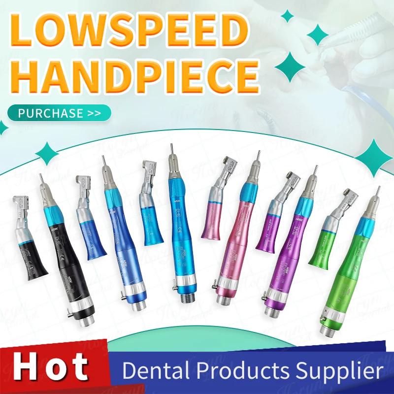 Dental External Water Spray Colorful Slow Low Speed Handpiece Contra Angle Straight Air Motor 4 Hole Latch Type Fit NSK
Dental External Water Spray Colorful Slow Low Speed Handpiece Contra Angle Straight Air Motor 4 Hole Latch Type Fit NSK