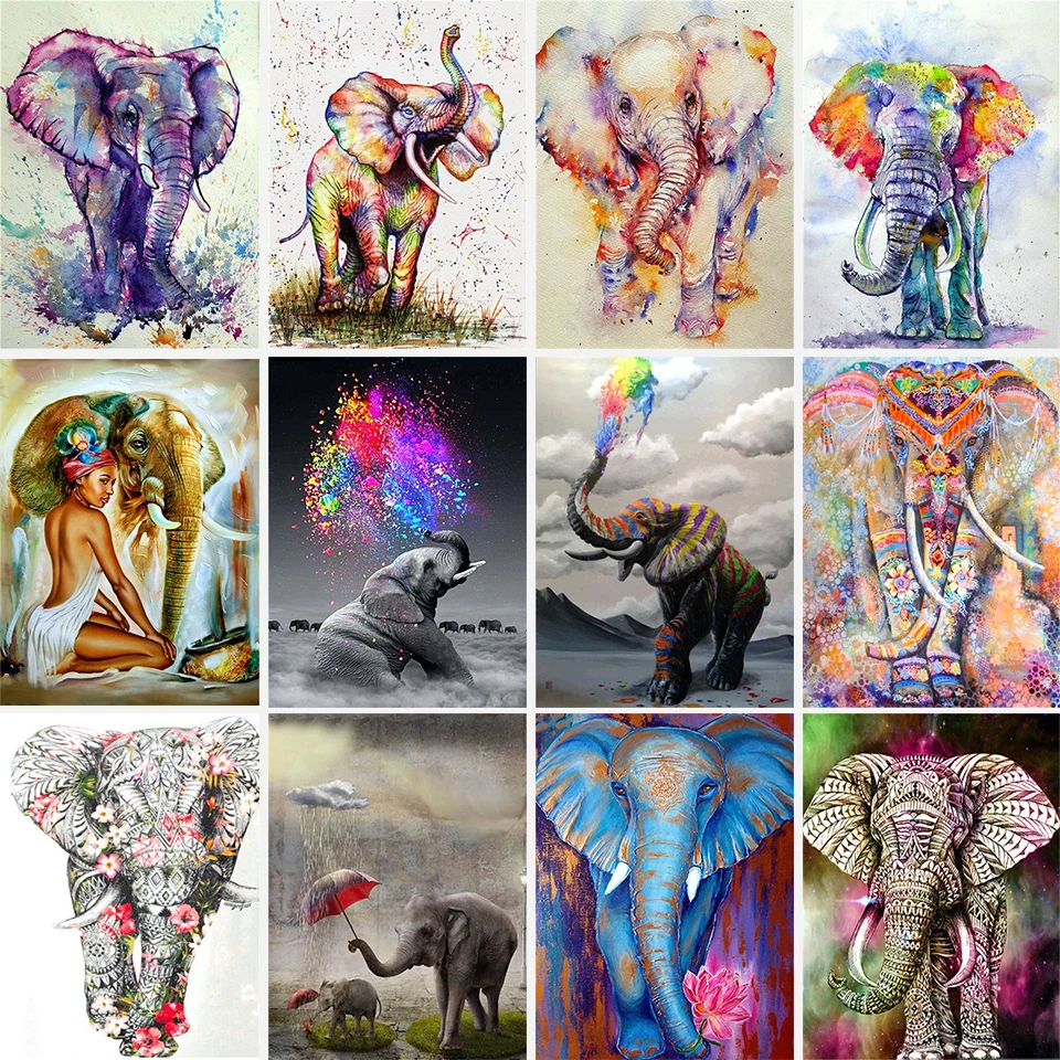 Diamond Painting Elephant Full Drill Animal Diamond Embroidery Cross Stitch Kits Mosaic 5D Diy Home Decor Rhinestone Picture
Diamond Painting Elephant Full Drill Animal Diamond Embroidery Cross Stitch Kits Mosaic 5D Diy Home Decor Rhinestone Picture