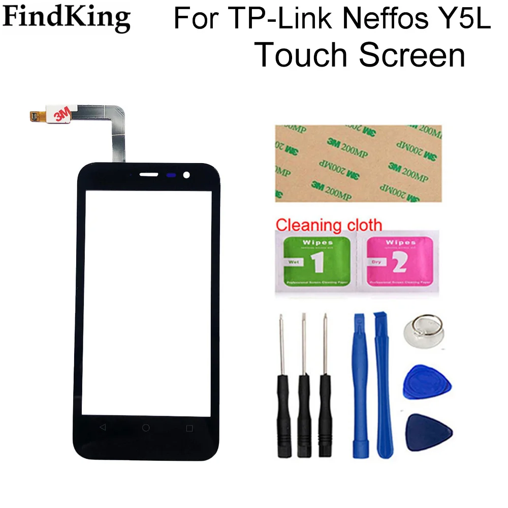 Мобильный сенсорный экран для TP-Link Neffos Y5L дигитайзер панель переднее стекло линза