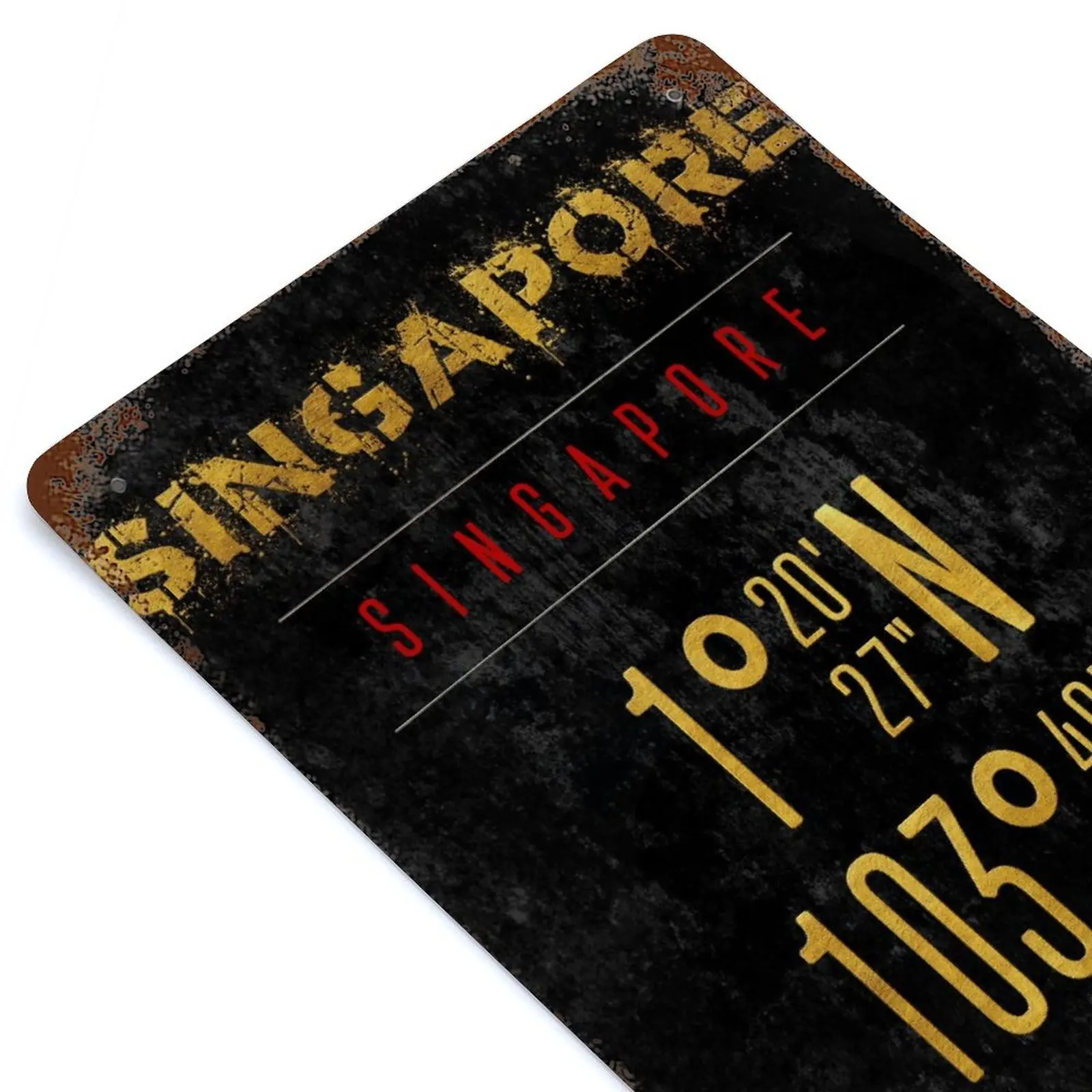 Singapore Golden Coordinates Printed Retro Metal Poster Decor Home Wall Decoration Tin Sign Plaque 
Singapore Golden Coordinates Printed Retro Metal Poster Decor Home Wall Decoration Tin Sign Plaque