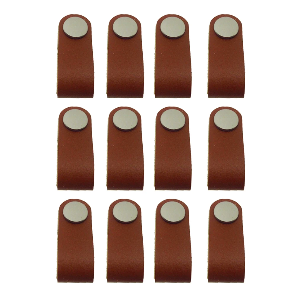 12pcs PU Leather Furniture Door Handle Pull Knob, Leather Suitcase Handle for
12pcs PU Leather Furniture Door Handle Pull Knob, Leather Suitcase Handle for
