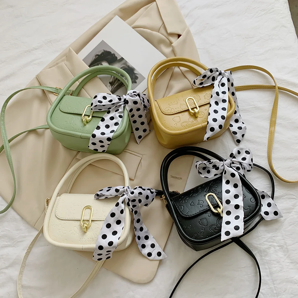 Vintage Women Silk Scarf Shoulder Crossbody Bags Pure Color PU Leather Messenger Bag Casual Ladies Small Top-handle Handbags
Vintage Women Silk Scarf Shoulder Crossbody Bags Pure Color PU Leather Messenger Bag Casual Ladies Small Top-handle Handbags