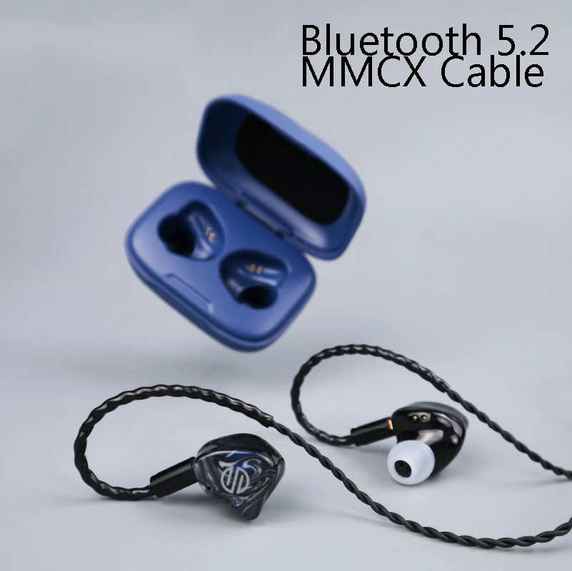 Наушники-вкладыши BGVP Q2S Knowles Sonion BA Беспроводные Hi-Fi наушники Bluetooth 5 2 спортивные TWS