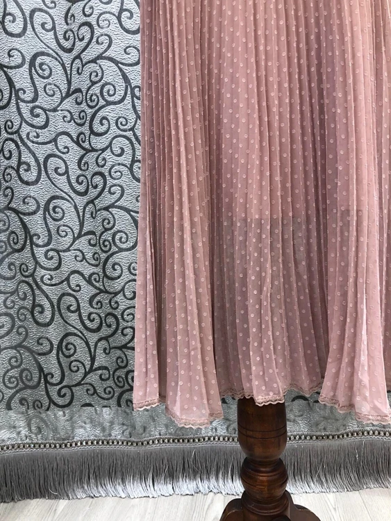 Fashion Designer Newest Dress 2021 Spring Summer Women Hand Made Beading Lace Patchwork Mid-Calf Pink Grey Pleated Dress Vintage
Fashion Designer Newest Dress 2021 Spring Summer Women Hand Made Beading Lace Patchwork Mid-Calf Pink Grey Pleated Dress Vintage