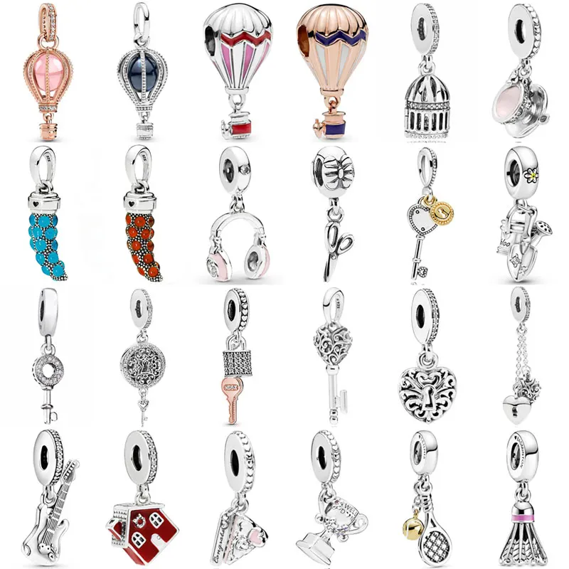 Original New S925 Charm Tennis Racket Enchanted Tea Cup Regal Key Headphones Pendant Bead Fit Popular Bracelet DIY Jewelry
Original New S925 Charm Tennis Racket Enchanted Tea Cup Regal Key Headphones Pendant Bead Fit Popular Bracelet DIY Jewelry