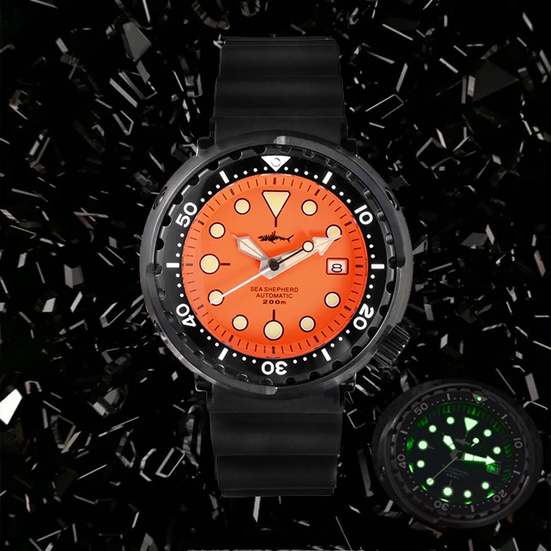 HEIMDALLR Tuna Diver Watch Sapphire Golden Plated NH35A Automatic Watches 200m Waterproof Luminous Clock Men's Mechanical Watch
HEIMDALLR Tuna Diver Watch Sapphire Golden Plated NH35A Automatic Watches 200m Waterproof Luminous Clock Men's Mechanical Watch
