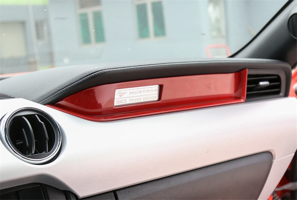 ABS Copilot Dashboard Cover Trim for Ford Mustang 2015+ Stylish Decal Car Stickers Brand New Colorful Interior Decoration
ABS Copilot Dashboard Cover Trim for Ford Mustang 2015+ Stylish Decal Car Stickers Brand New Colorful Interior Decoration