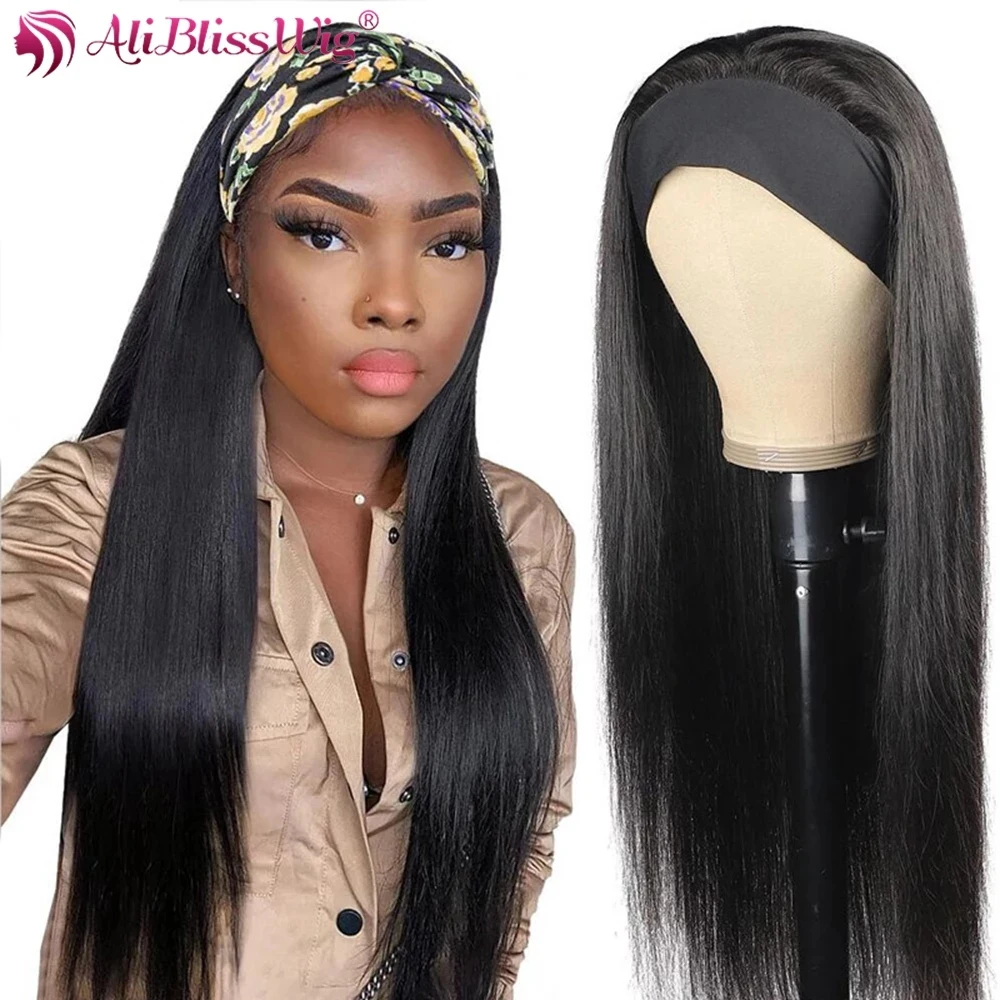 AliBlissWig Straight Headband Wig Human Hair Brazilian Natural Hair Wigs for Women 26inch 150% Density Long Wig Free Head Band
AliBlissWig Straight Headband Wig Human Hair Brazilian Natural Hair Wigs for Women 26inch 150% Density Long Wig Free Head Band