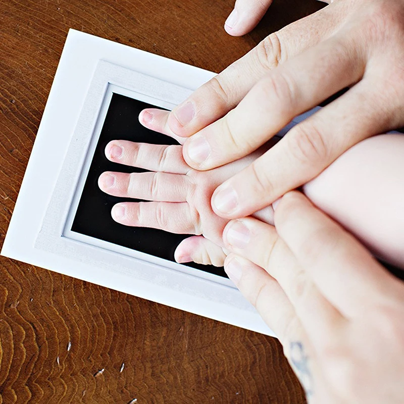 

Baby Handprint Footprint Non-Toxic Newborn Imprint Hand Inkpad Watermark Infant Souvenirs Casting Clay Toys Gift