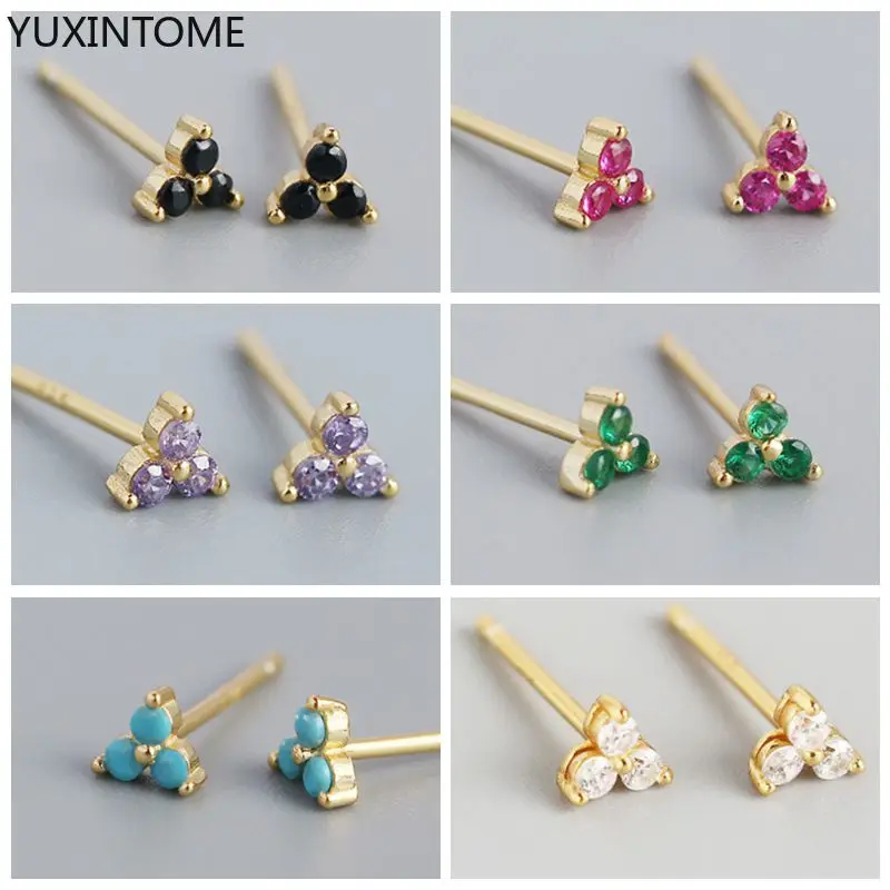 925 Sterling Silver Mini Multi-color zircon Stud Earrings for Women Fine Earrings 2021 Simple Earrings pircing oreja cartilago
925 Sterling Silver Mini Multi-color zircon Stud Earrings for Women Fine Earrings 2021 Simple Earrings pircing oreja cartilago