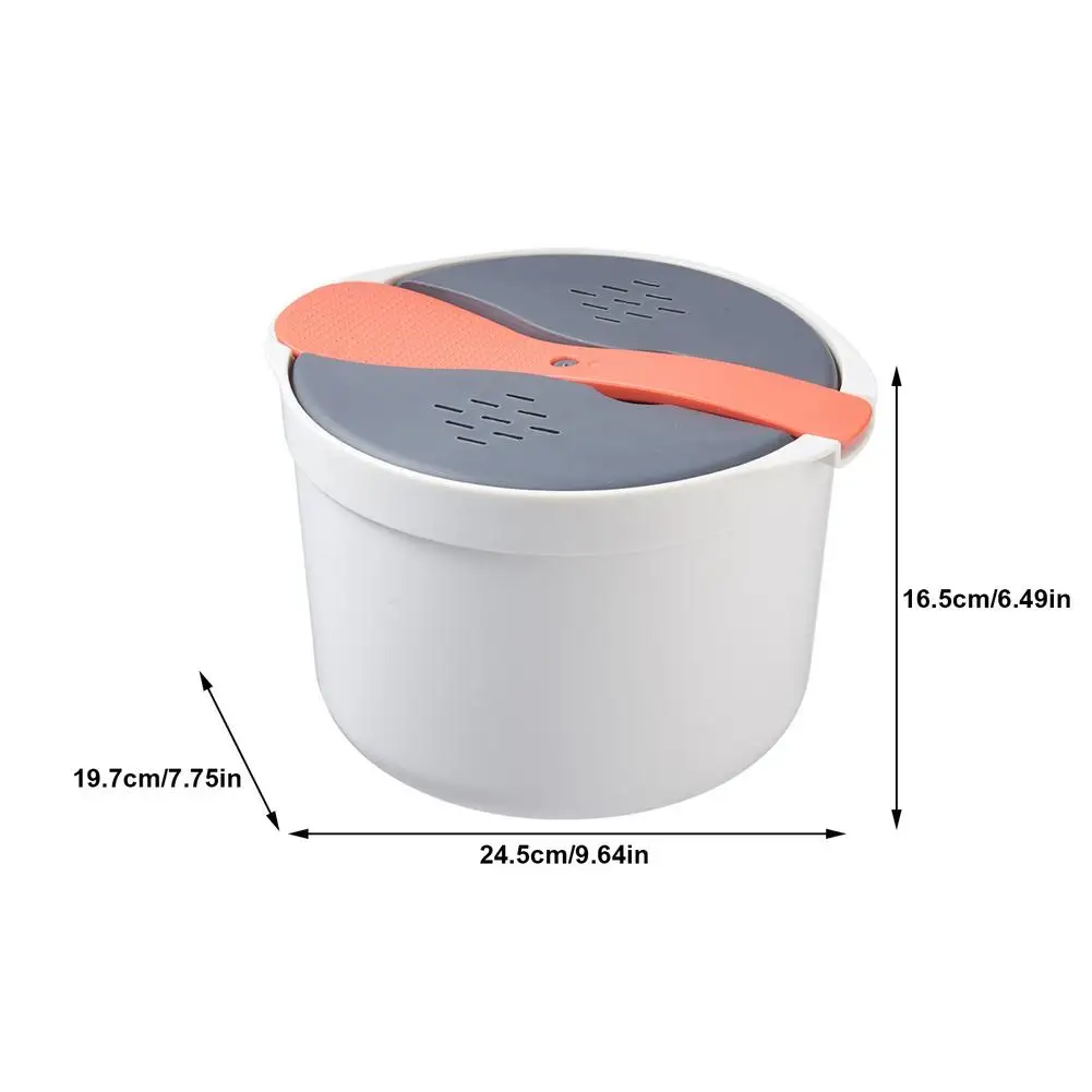 2L Food Container Rice Cooker For Microwave Oven Multifunctional Rice Cooker Two-Layer Steam Pot For Home Restaurant Lunch Box
2L Food Container Rice Cooker For Microwave Oven Multifunctional Rice Cooker Two-Layer Steam Pot For Home Restaurant Lunch Box