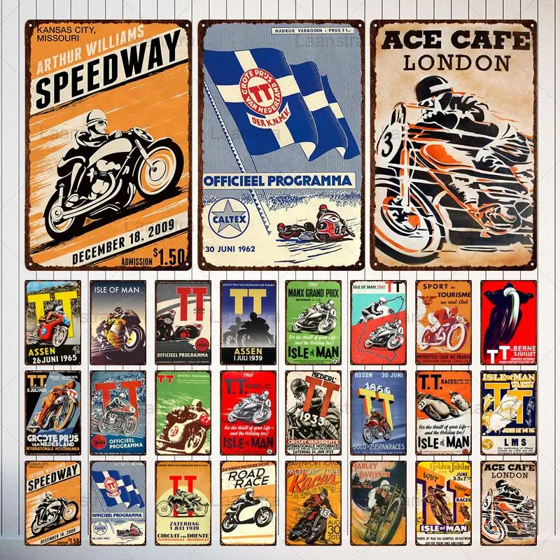 Motorcycle Race Vintage Plaque Tin Sign Metal Poster Retro Iron Plates Metal Sign Bar Pub Race Club Man Cave Decor Garage Decor
Motorcycle Race Vintage Plaque Tin Sign Metal Poster Retro Iron Plates Metal Sign Bar Pub Race Club Man Cave Decor Garage Decor