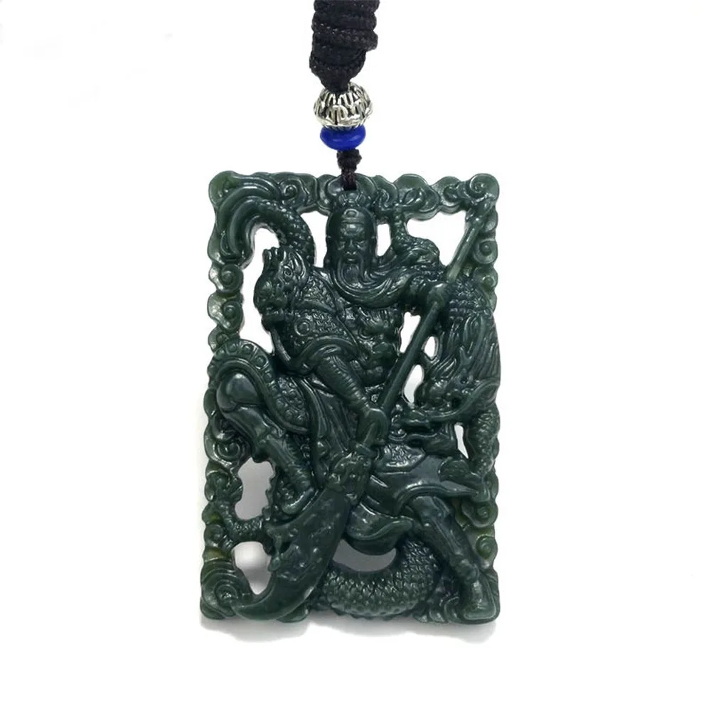Fine Hand Carved Chinese Hetian Jadeite Pendant High-grade Guan Yu Martial Wealth God Hollowing Hand Craft Men Pendant Dropship
Fine Hand Carved Chinese Hetian Jadeite Pendant High-grade Guan Yu Martial Wealth God Hollowing Hand Craft Men Pendant Dropship