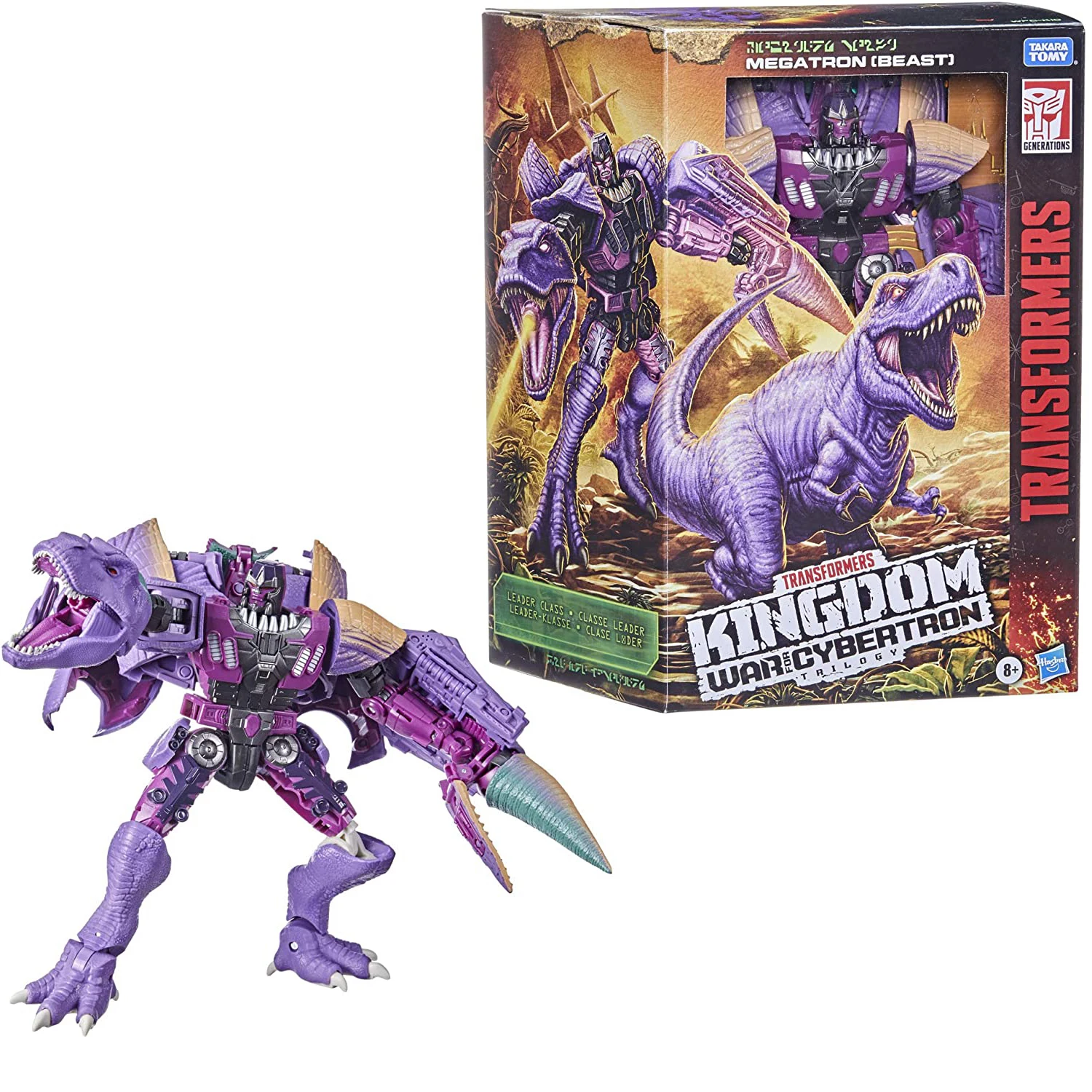 Hasbro Transformers 7.5-Inch Toys Generations War for Cybertron: Kingdom Leader Wfc-K10 Megatron (Beast) Action Figure
Hasbro Transformers 7.5-Inch Toys Generations War for Cybertron: Kingdom Leader Wfc-K10 Megatron (Beast) Action Figure