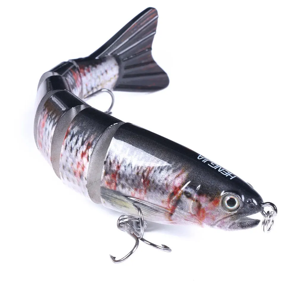 12.7cm 21.9g Sinking Wobblers Fishing Lure Multi Jointed Swimbait 6 Segment Artificial Hard Bait Jerkbait Accessories Crankbait
12.7cm 21.9g Sinking Wobblers Fishing Lure Multi Jointed Swimbait 6 Segment Artificial Hard Bait Jerkbait Accessories Crankbait