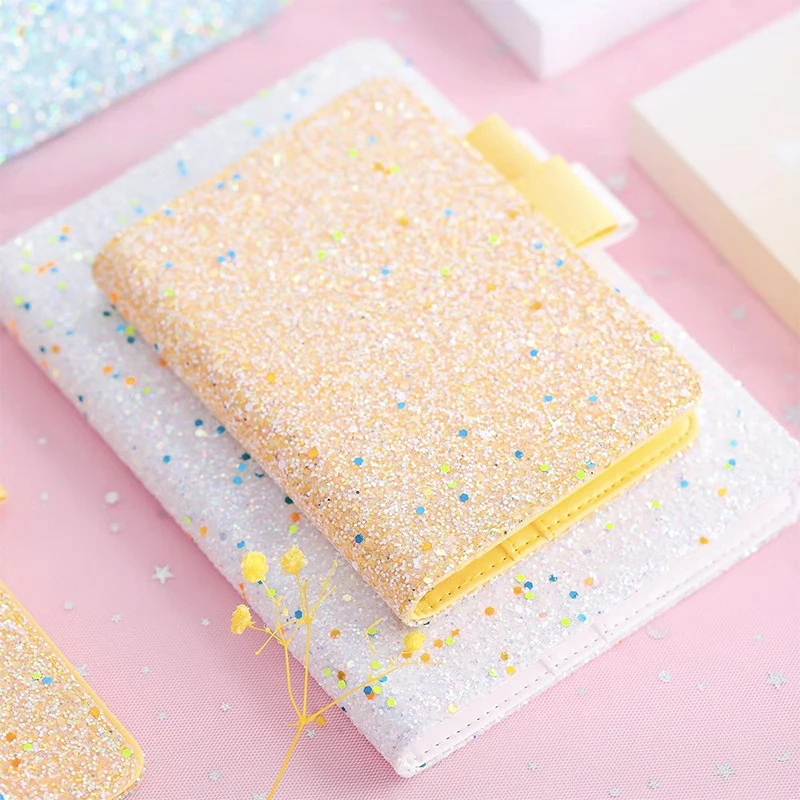 Fromthenon A5 A6 Notebook Set for Student Gift Stationery Creative Luminous Sequins Planner with Grid Inserts Office Supplies
Fromthenon A5 A6 Notebook Set for Student Gift Stationery Creative Luminous Sequins Planner with Grid Inserts Office Supplies