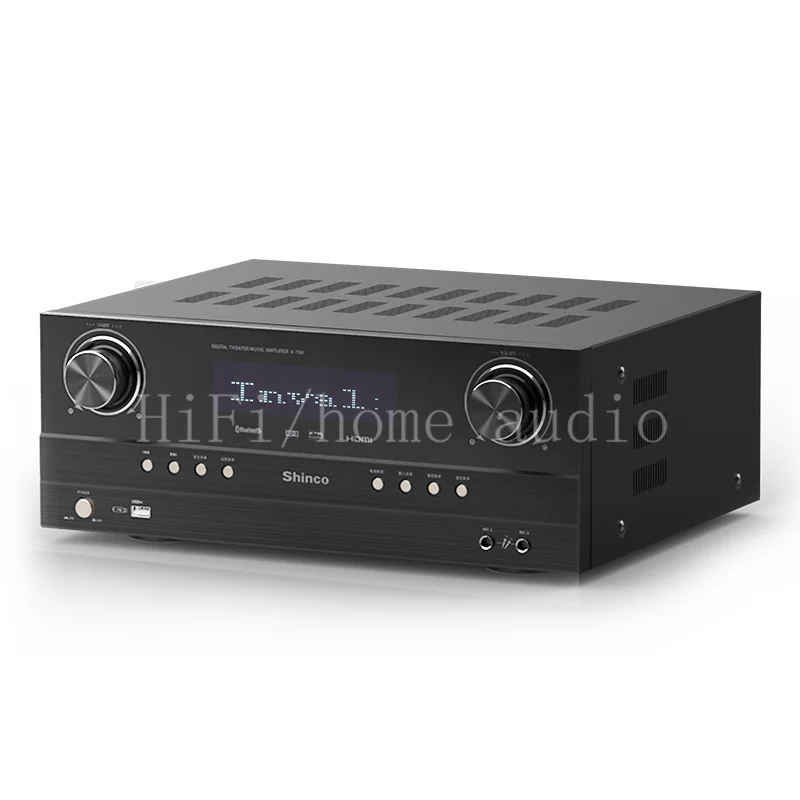 Оптоволоконный коаксиальный усилитель мощности Shinco/ X700, 3 в 1, HDMI, 5,1 каналов, для домашнего кинотеатра, Hi-Fi fever, 4K HD
Оптоволоконный коаксиальный усилитель мощности Shinco/ X700, 3 в 1, HDMI, 5,1 каналов, для домашнего кинотеатра, Hi-Fi fever, 4K HD