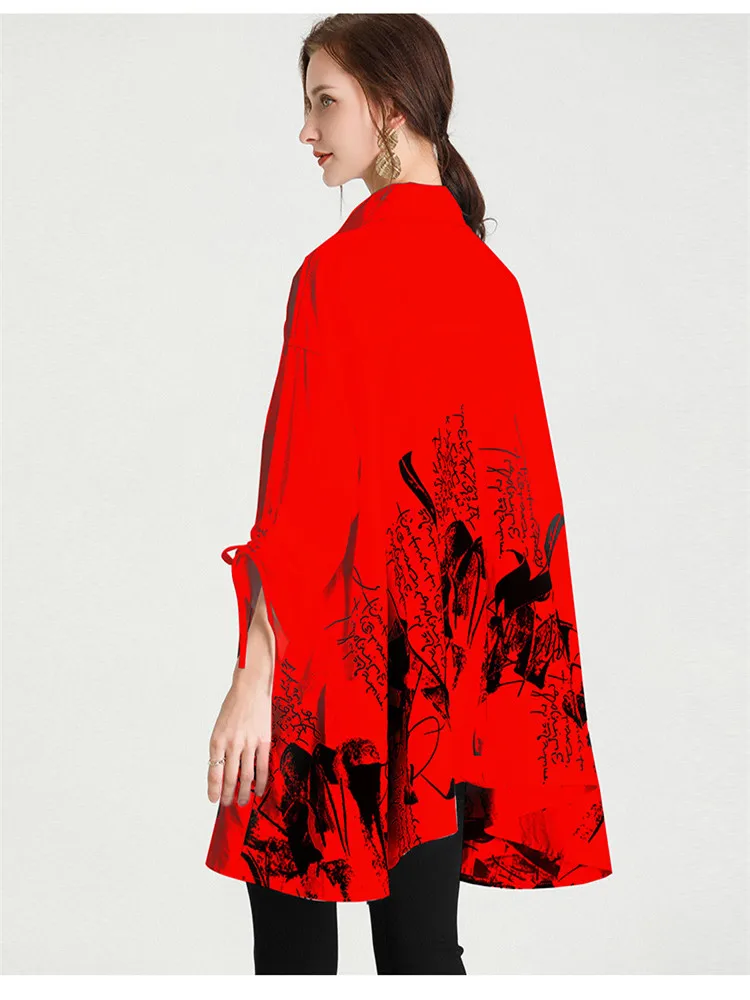 Women's Summer Lapel Fashion Blouse Dress Style Loose Fashion Fat mm Plus Fertilizer To Increase Vestido Robe Feminine XL-5XL
Women's Summer Lapel Fashion Blouse Dress Style Loose Fashion Fat mm Plus Fertilizer To Increase Vestido Robe Feminine XL-5XL