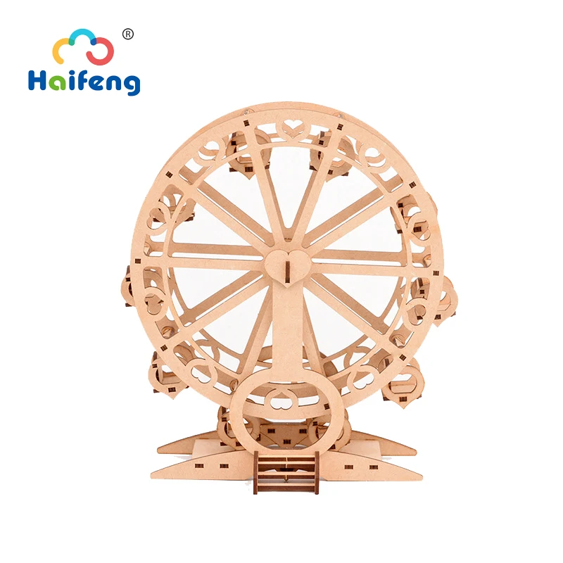 Ferris Wheel Assembly Puzzle Model Wooden Three-dimensional Children's Educational Toys Wooden Crafts Ornaments Greative Games 
Ferris Wheel Assembly Puzzle Model Wooden Three-dimensional Children's Educational Toys Wooden Crafts Ornaments Greative Games